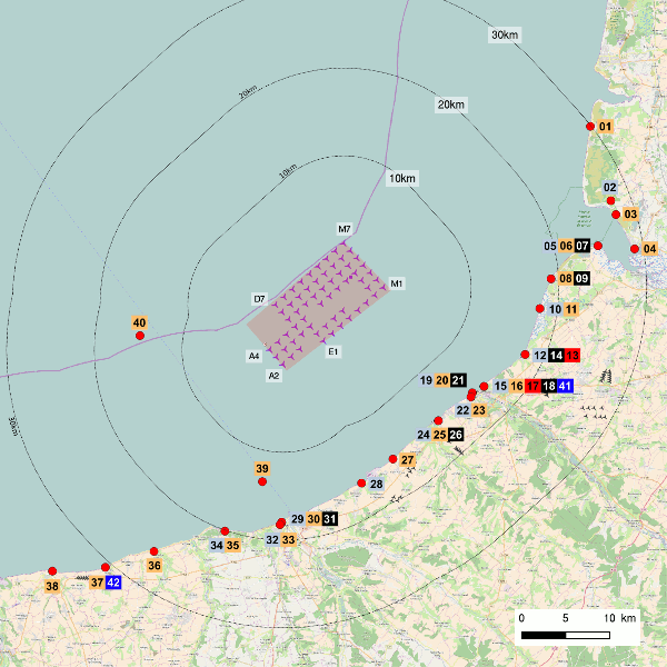 carte des points de vue